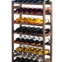 Braunes Kiefernholz Weinregal Pinotwine für 42 Flaschen im OBI Online-Shop.