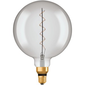 Osram LED-Leuchtmittel E27 Globeform, 4,8W, extra warmes Licht, 29,5x20cm (H x Ø).