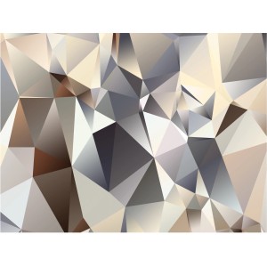 Sanders & Sanders Fototapete mit 3D Muster in Beige, Braun und Grau.