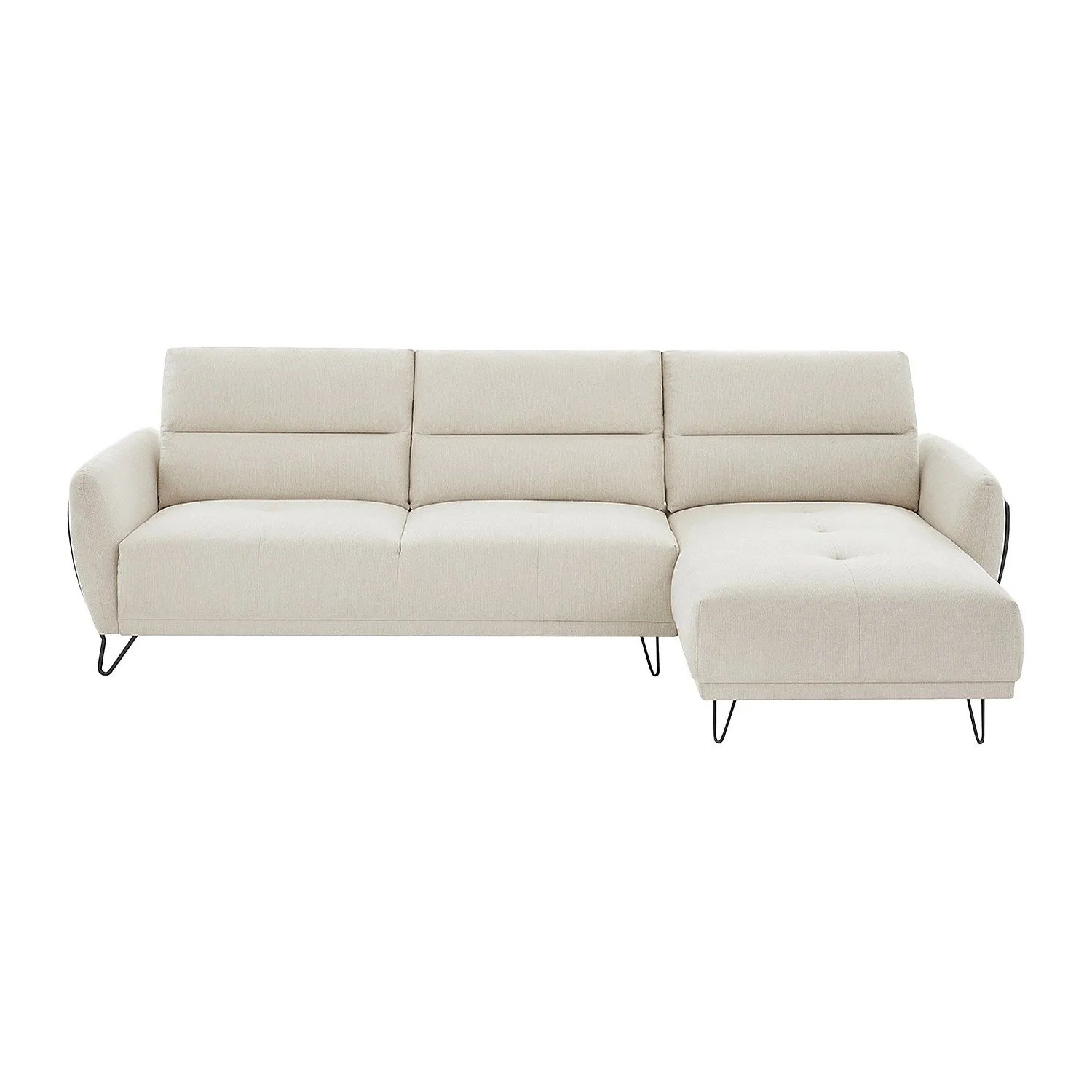 Vente-unique Sofa Ohne Schlafmöglichkeit Durima Beige 290 cm