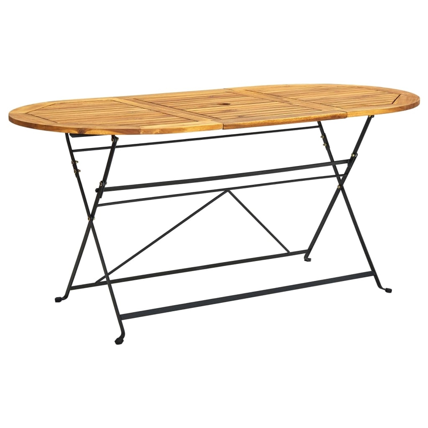 vidaXL Gartentisch 160x85x74 cm Akazie Massivholz Oval 313162 günstig online kaufen