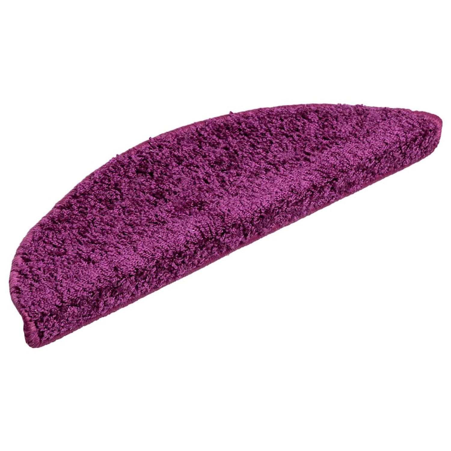 vidaXL Stufenmatten 20 Stk 56x17x3 cm Violett Halbrund 3365842 günstig online kaufen