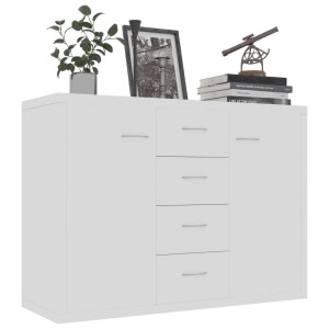 vidaXL Sideboard Weiß 88x30x65 cm Holzwerkstoff 800684