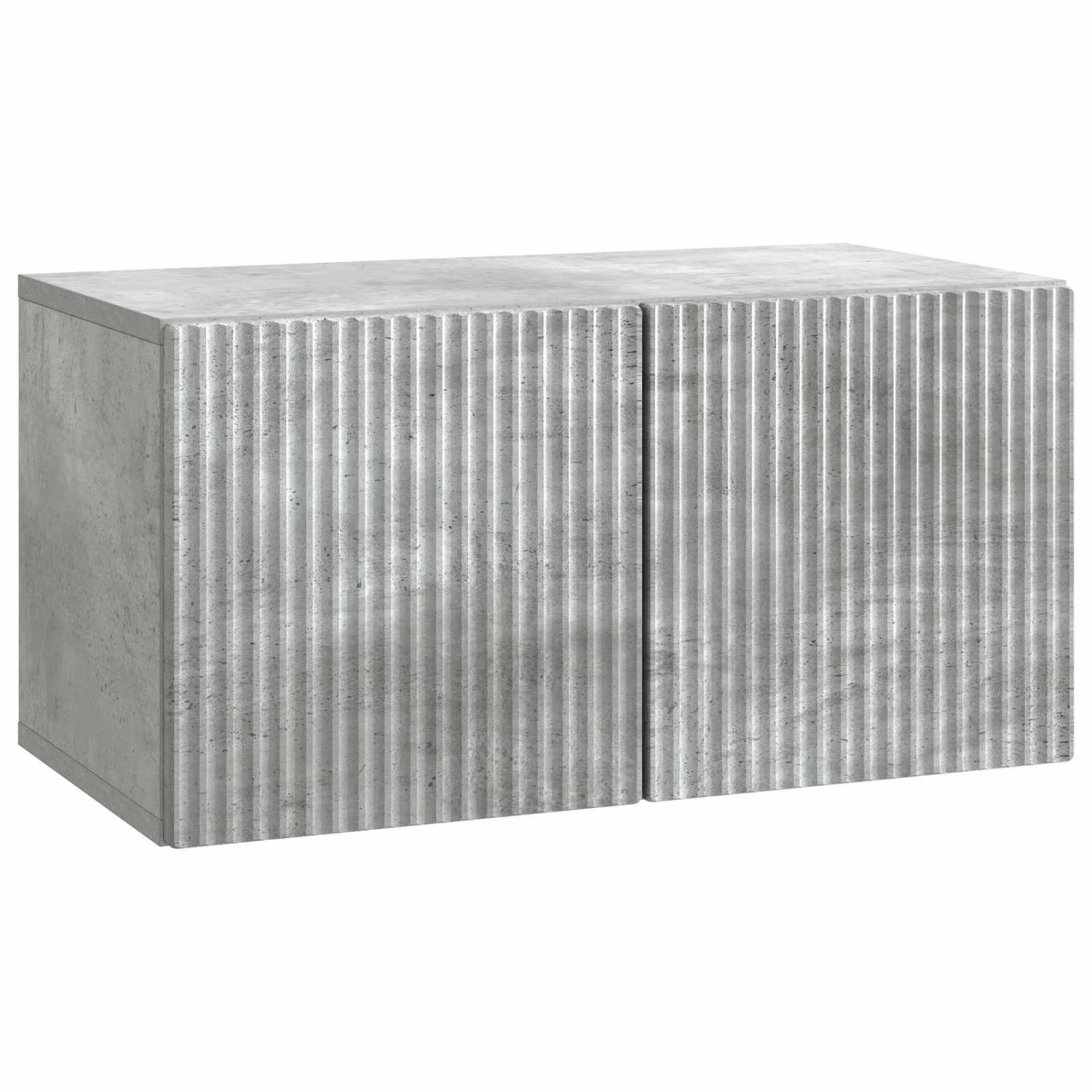vidaXL Wandmontierter TV-Schrank Betongrau 59,5 x 31 x 30 cm 898538