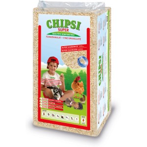 Chipsi Super Einstreu 24kg für Kleintiere: Saugfähige, staubfreie und geruchsbindende Tierstreu.