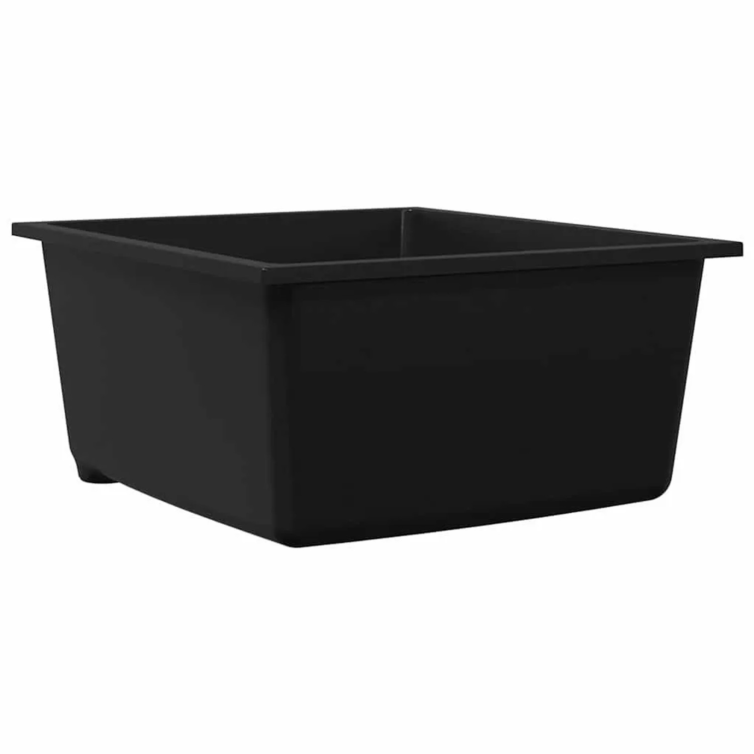 vidaXL Küchenspüle Schwarz 38 x 44 x 20 cm Granit 4012351
