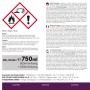 Gefahrhinweis: Entzündbare Flüssigkeit, reizt Haut/Atemwege, kann Allergie auslösen. 750ml Epoxidharz.
