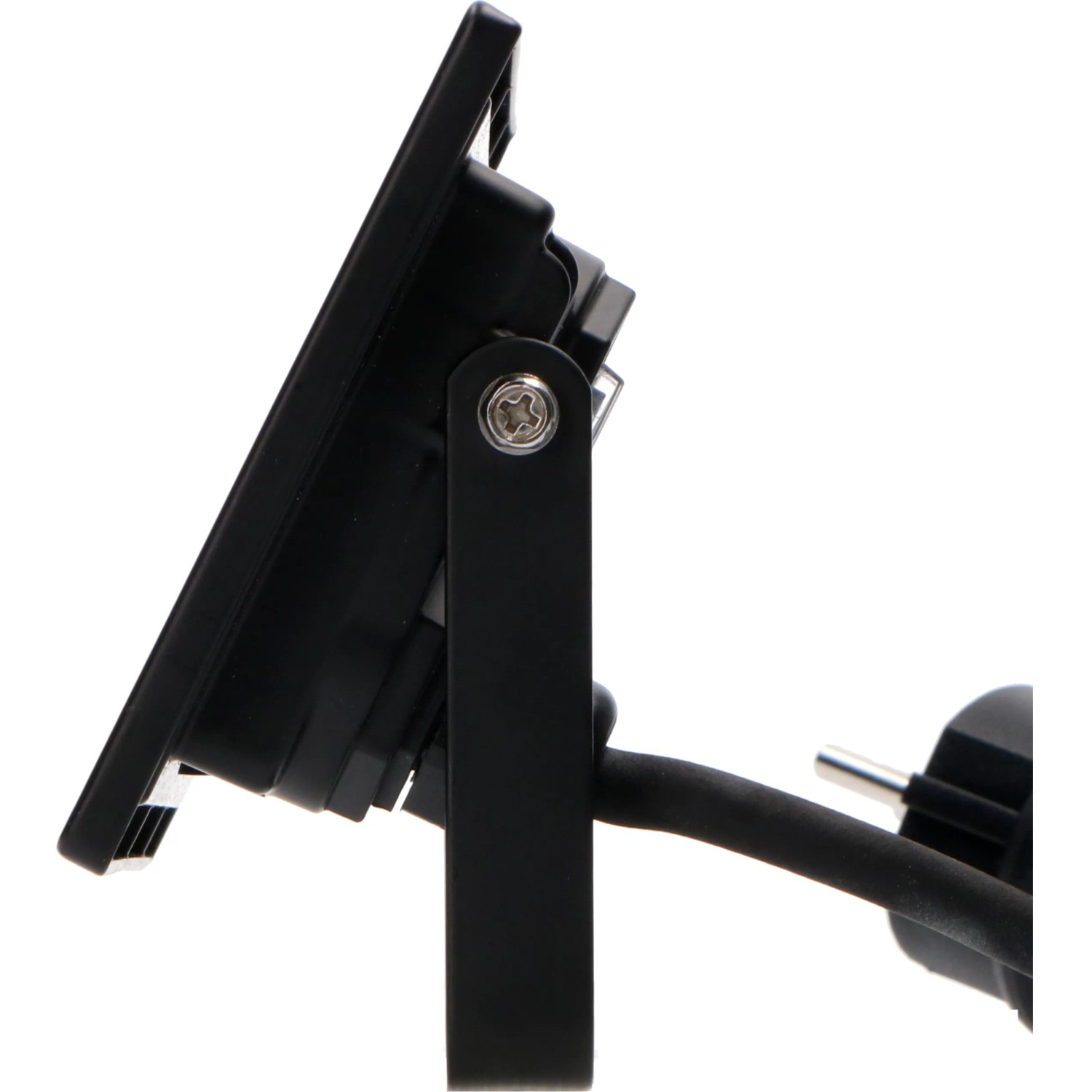 LED's Work LED-Arbeitsleuchte mit Stativ, 10W, Detailansicht von der Seite.