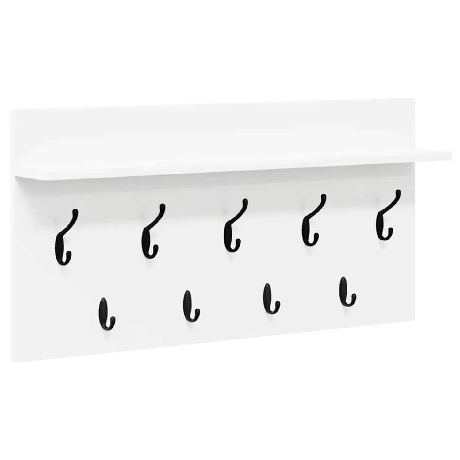 vidaXL Wandmontierter nachttisch Weiß 80 x 40 x 12 cm Holzwerkstoff 874435