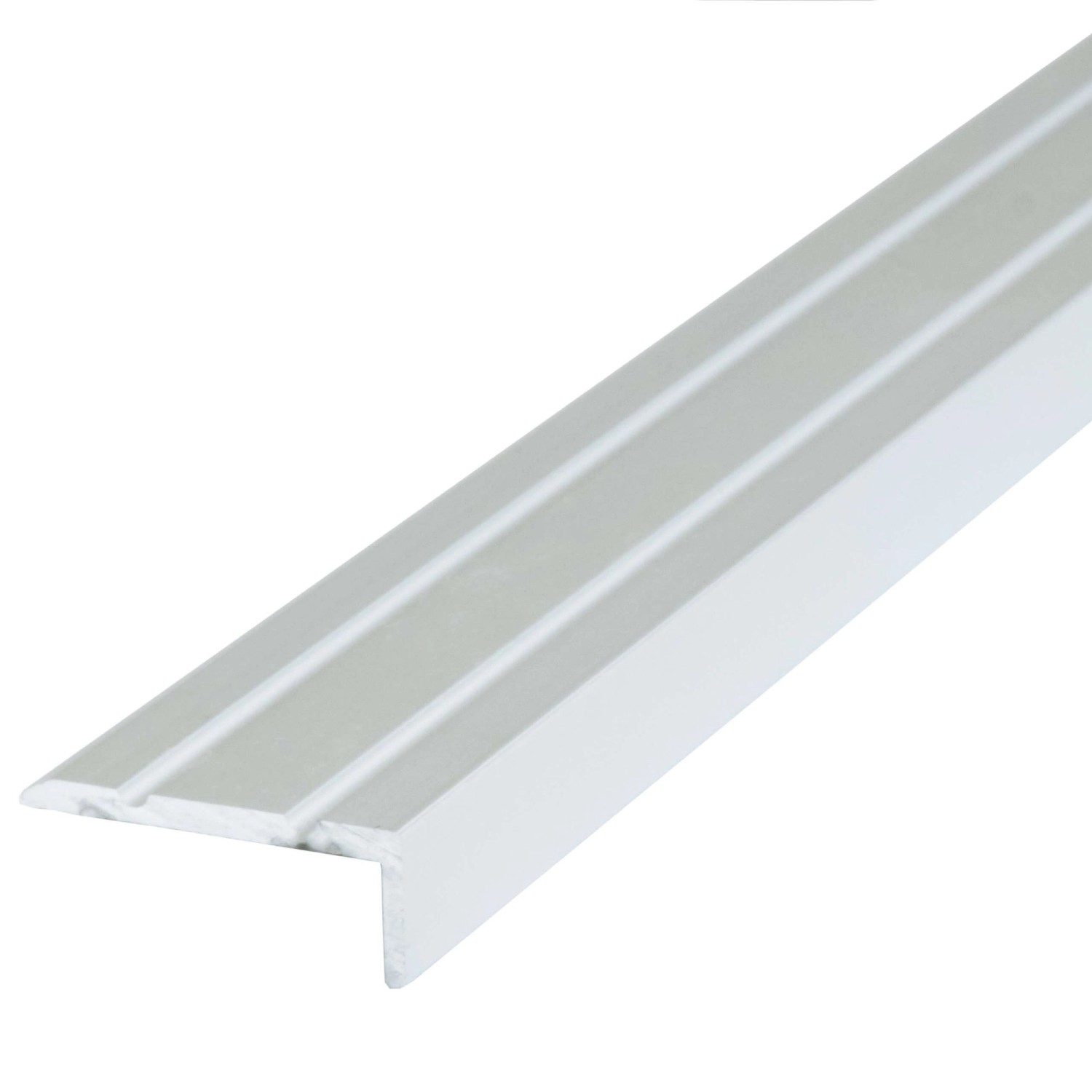 Dalsys Treppenkantenprofil Selbstklebend 200cm x 25mm x 20mm Silber günstig online kaufen