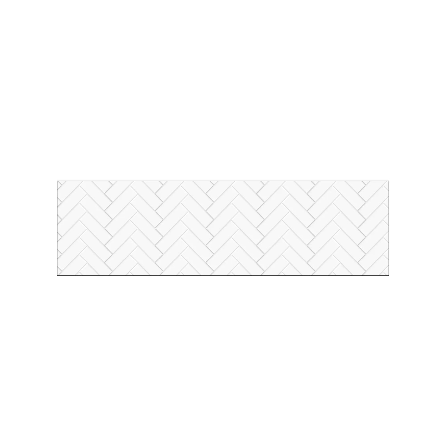 MySpotti Küchenrückwand Profix Cucina Herring Bone 210 x 60 cm Datcha Weiss