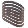 STAHLWERK Schleifband Set, 10 Stück, Körnung P180, 40x760mm, für Schleifgeräte.