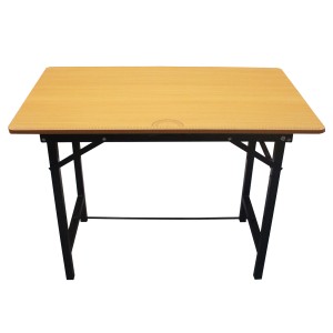 TRUTZHOLM Werktisch, 100x60cm, klappbar, mit Holzplatte und schwarzem Stahlgestell. Ideal für Werkstatt & Hobby.