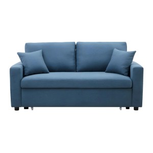 Vente-unique Schlafsofa Inizor Blau 168 cm