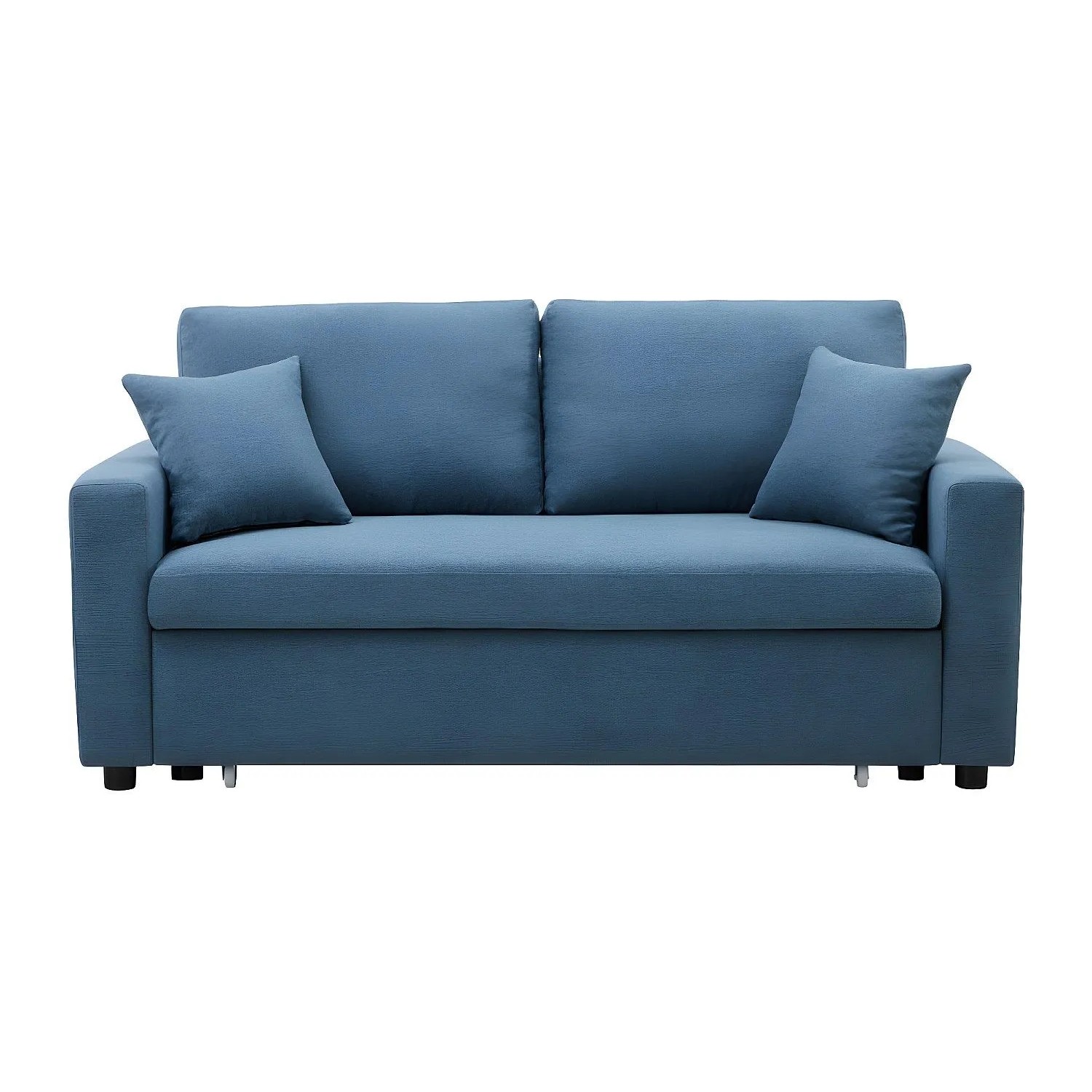 Vente-unique Schlafsofa Inizor Blau 168 cm