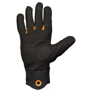 Fiskars Axt- und Werkzeughandschuh, Größe 10, schwarz-orange. Gartenhandschuh für sicheren Halt.