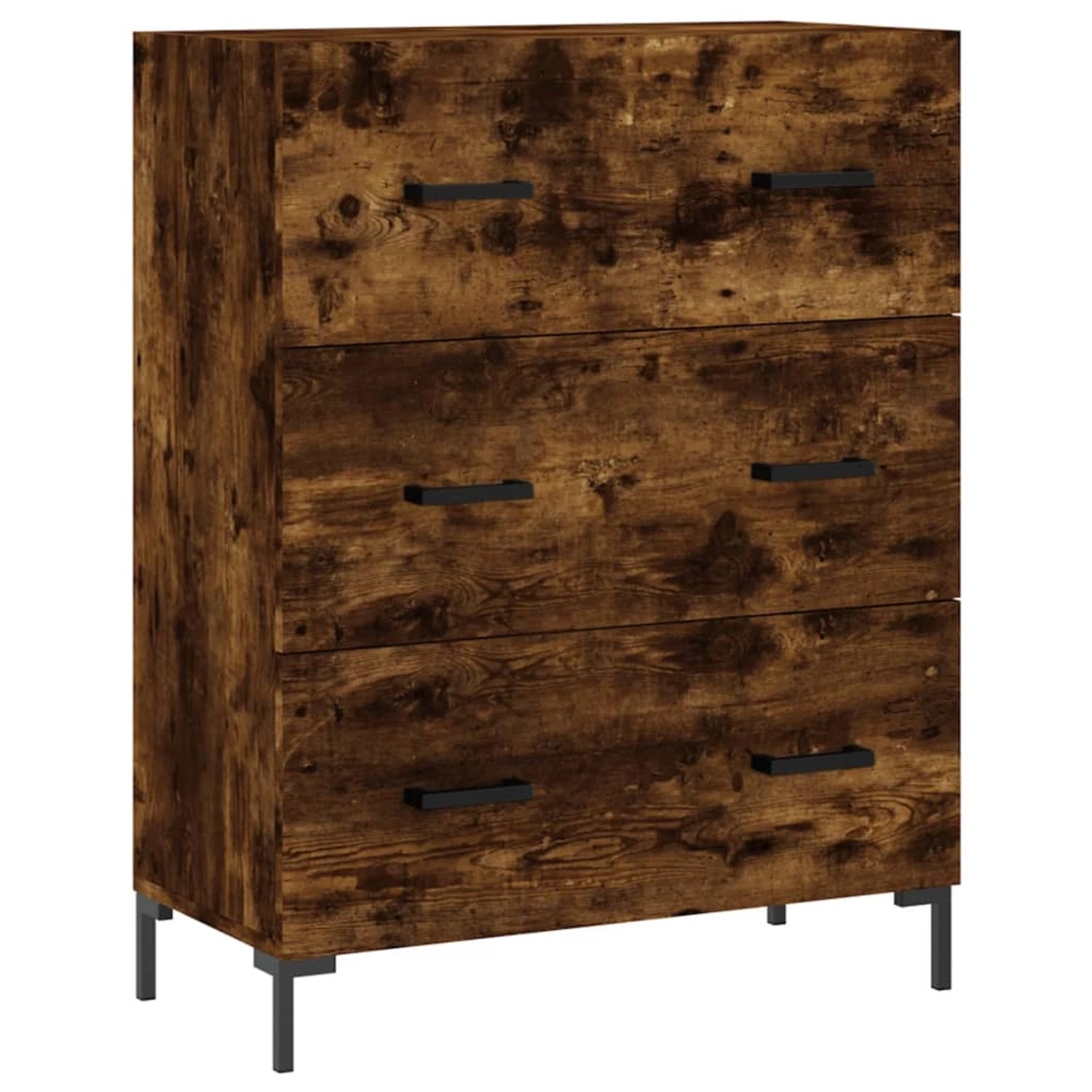 vidaXL Sideboard Räuchereiche 69,5x34x90 cm Holzwerkstoff 827857 günstig online kaufen