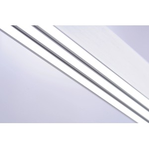 Moderne Paul Neuhaus LED-Pendelleuchte Adriana aus Aluminium, dimmbar und farbtemperatursteuerbar.