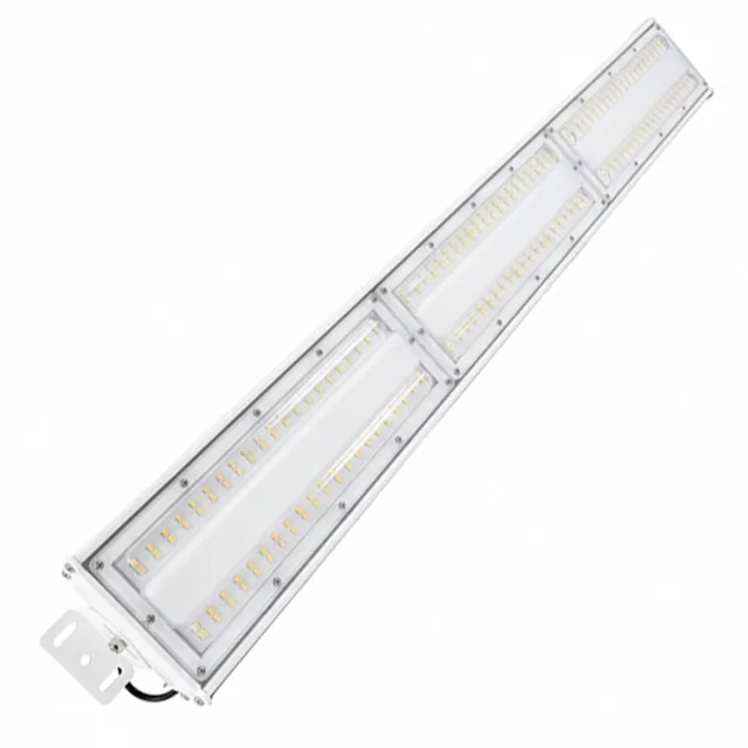 LUXULA LED Hallenleuchte 200W 24000lm 5000K Neutralweiß Linear IP65 LUMILEDS HighBay Hallenstrahler Gewerbeleuchte Weiß