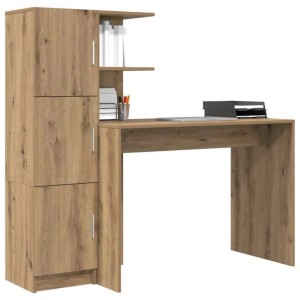 vidaXL Schreibtisch 2-Tlg Artisan-Eiche 3337296