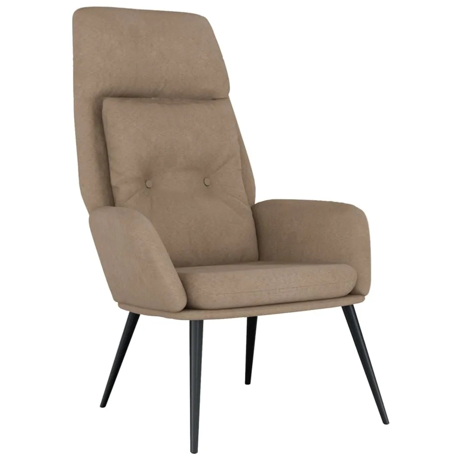 vidaXL Relaxsessel Taupe Wildleder-Optik 341280