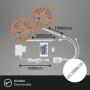 Brilo LED-Strip RGB 2x15m mit Fernbedienung, Farbwechsel, selbstklebend und kürzbar.