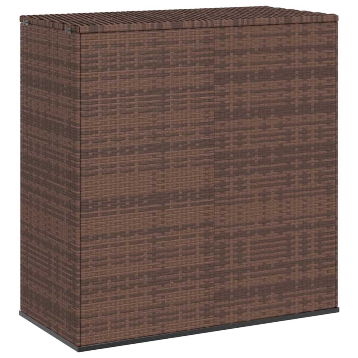 VidaXL Garten-Kissenbox PE Rattan 100x49x103,5 cm Braun günstig online kaufen