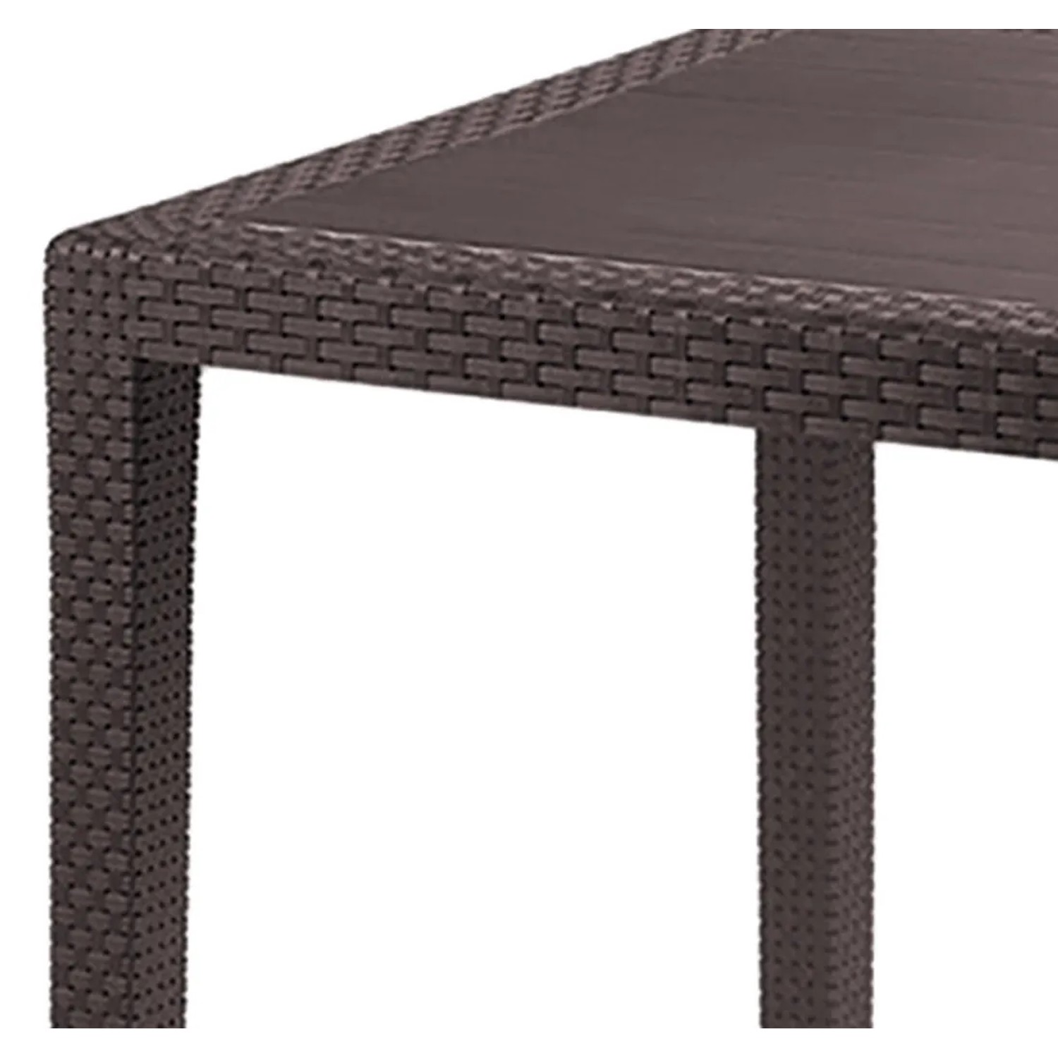 Mojawo Balkontisch King Mokka Kunststoff 79 x 79 x 72 cm eckig wetterfest kaufen bei OBI