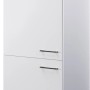 Flex-Well Joelina Geräteumbauschrank, 60 cm, Weiß mit Nische für Kühlschrank.