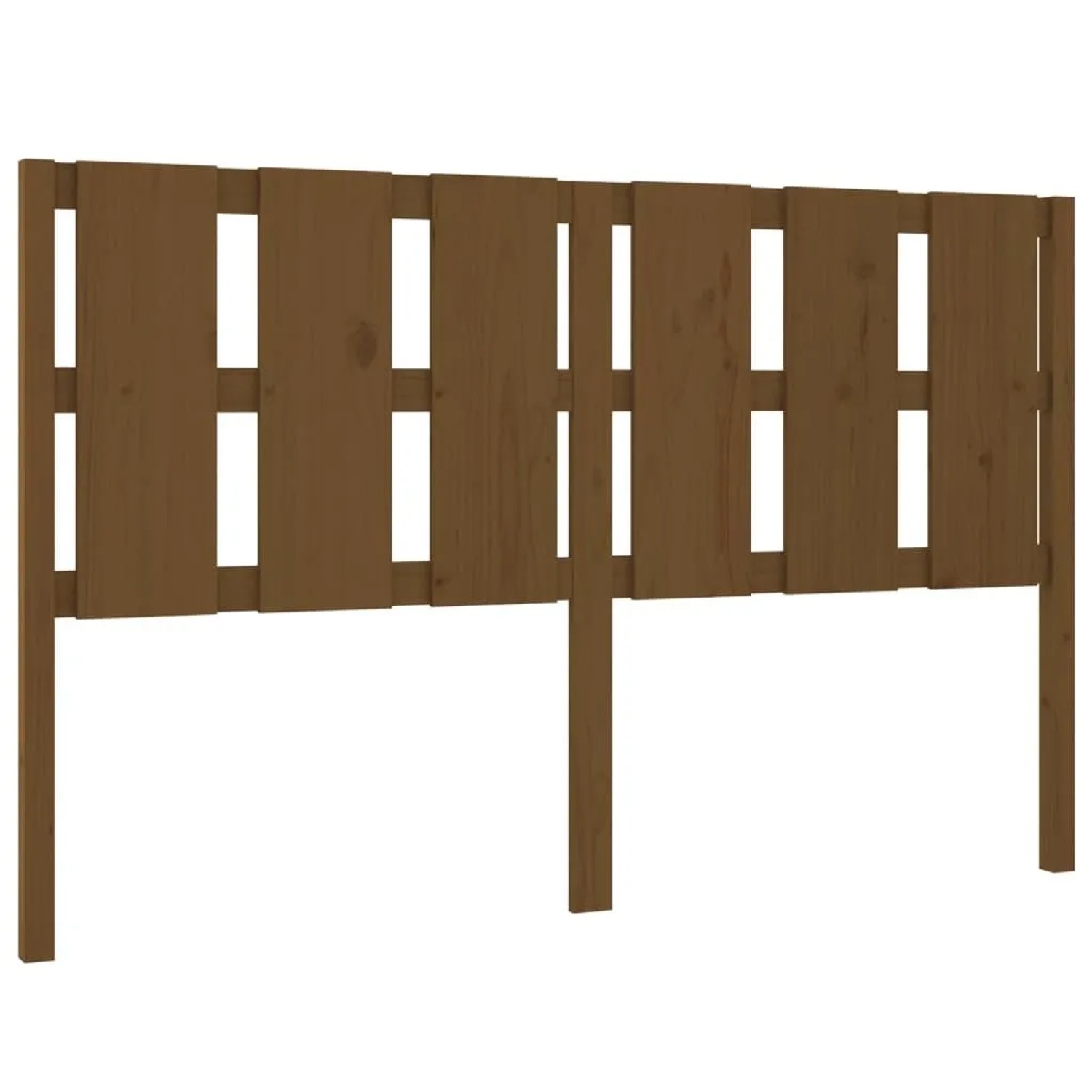 vidaXL Bett-Kopfteil Honigbraun 155,5x4x100 cm Massivholz Kiefer 817998