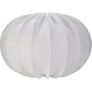 Weißer PR Home Hilma Lampenschirm aus Leinen, 40x28cm, für E27 Pendelleuchten.