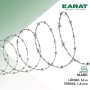 Verzinkter KARAT Stacheldraht, 16 m Rolle, Drahtstärke 1,6 mm, Zubehör für Zaunbau.