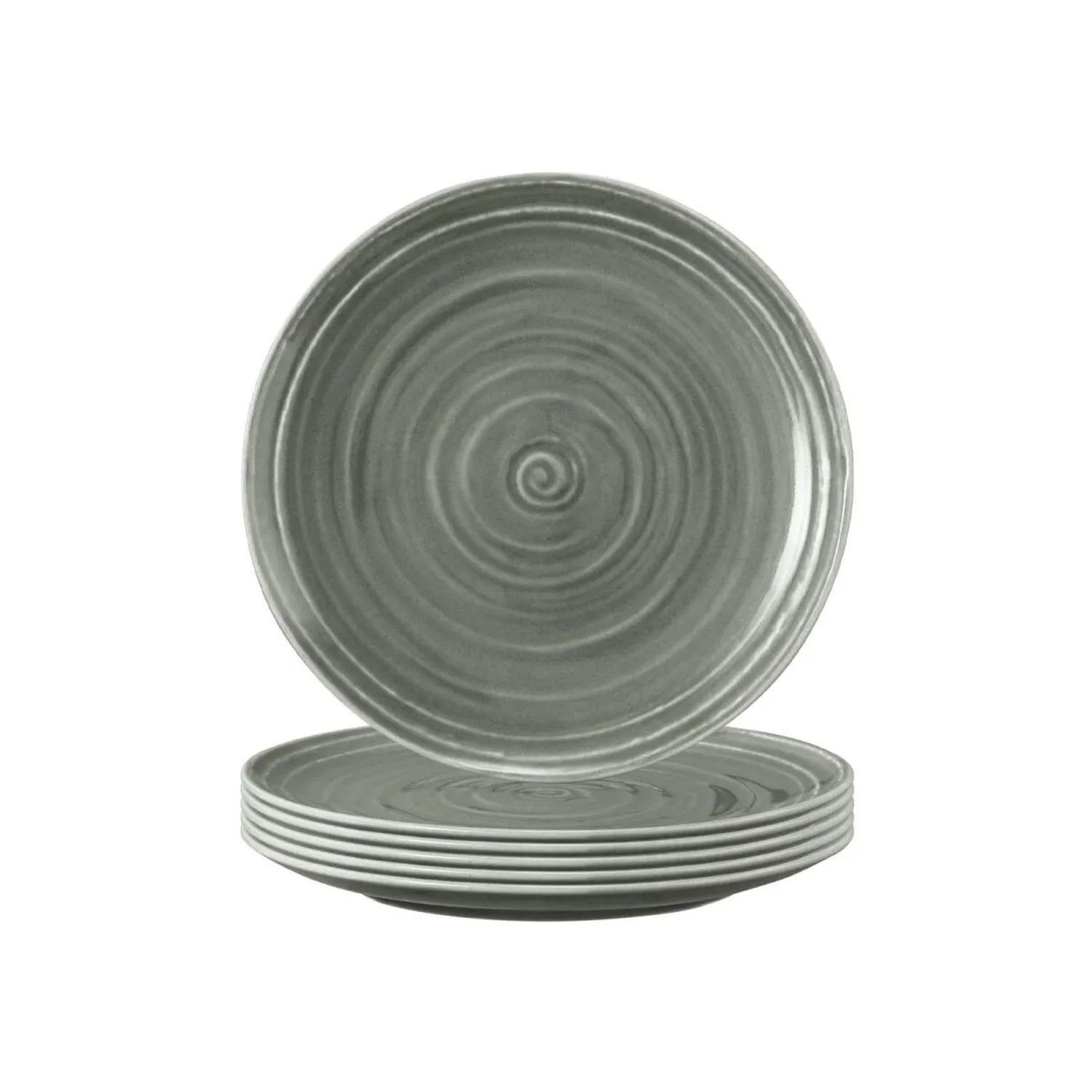 Seltmann Weiden Terra Brotteller 17,7 cm 6er Set Perlgrau
