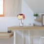 Relaxdays Tischvase Glas Transparent Schlicht 21,5 cm x ø 10 cm 0,6 kg_3