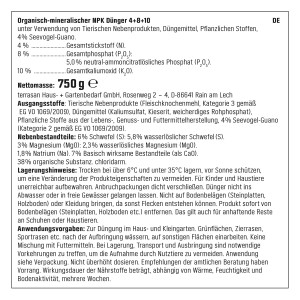 GROW by OBI BIO Tomaten- und Kräuter-Dünger, 750g. NPK-Dünger für optimale Fruchtbildung und besseren Geschmack.