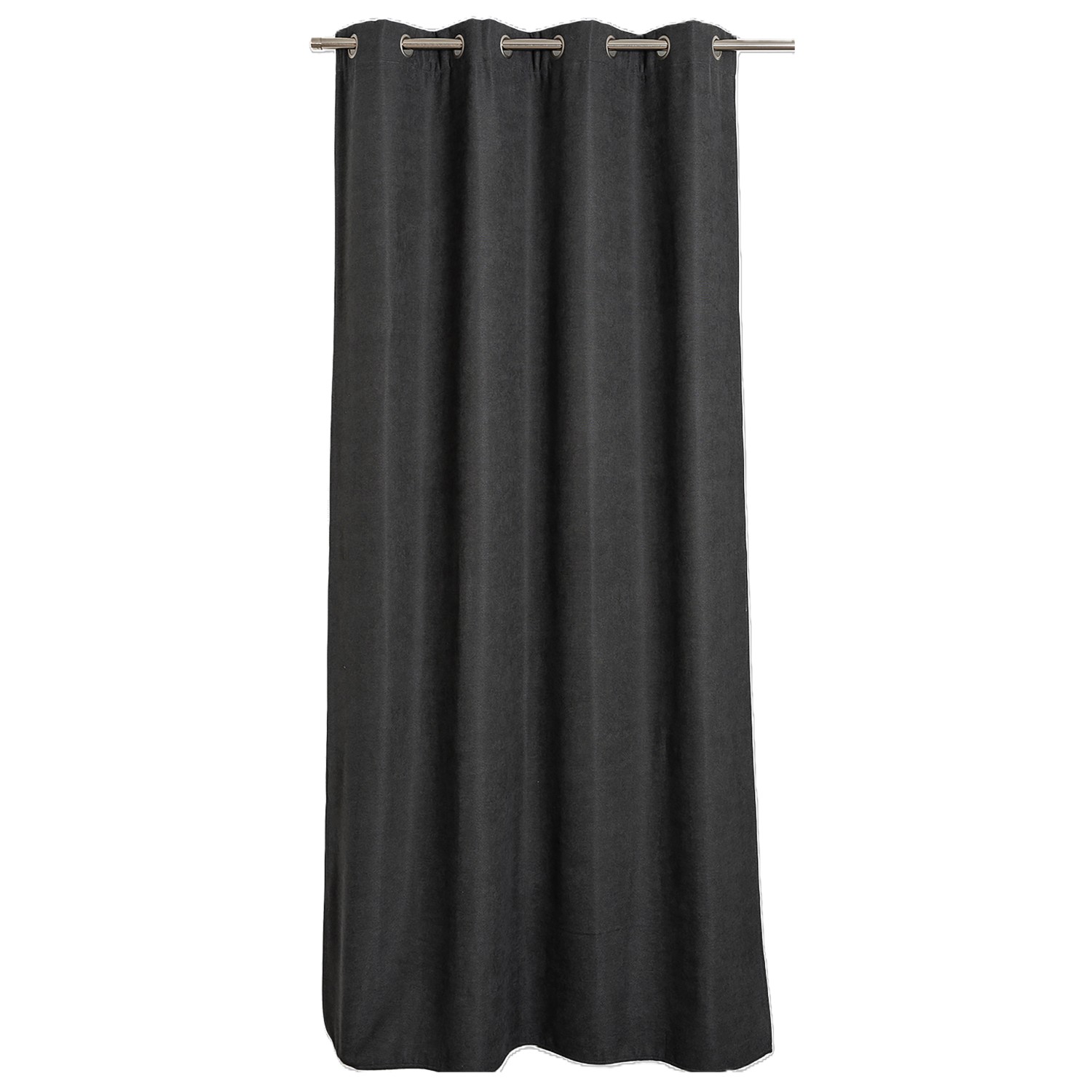 Cosy Living Wärmeschutzvorhang Luna mit Ösen 145 cm x 260 cm Dunkelgrau günstig online kaufen