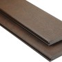 Kovalex WPC Terrassendiele Massiv, Kastanie, mit Holzstruktur. Meterware.