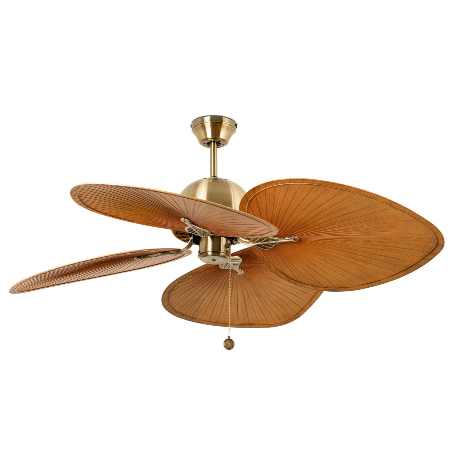 FARO Deckenventilator mit Zugschnur Cuba Gold 132 cm günstig online kaufen