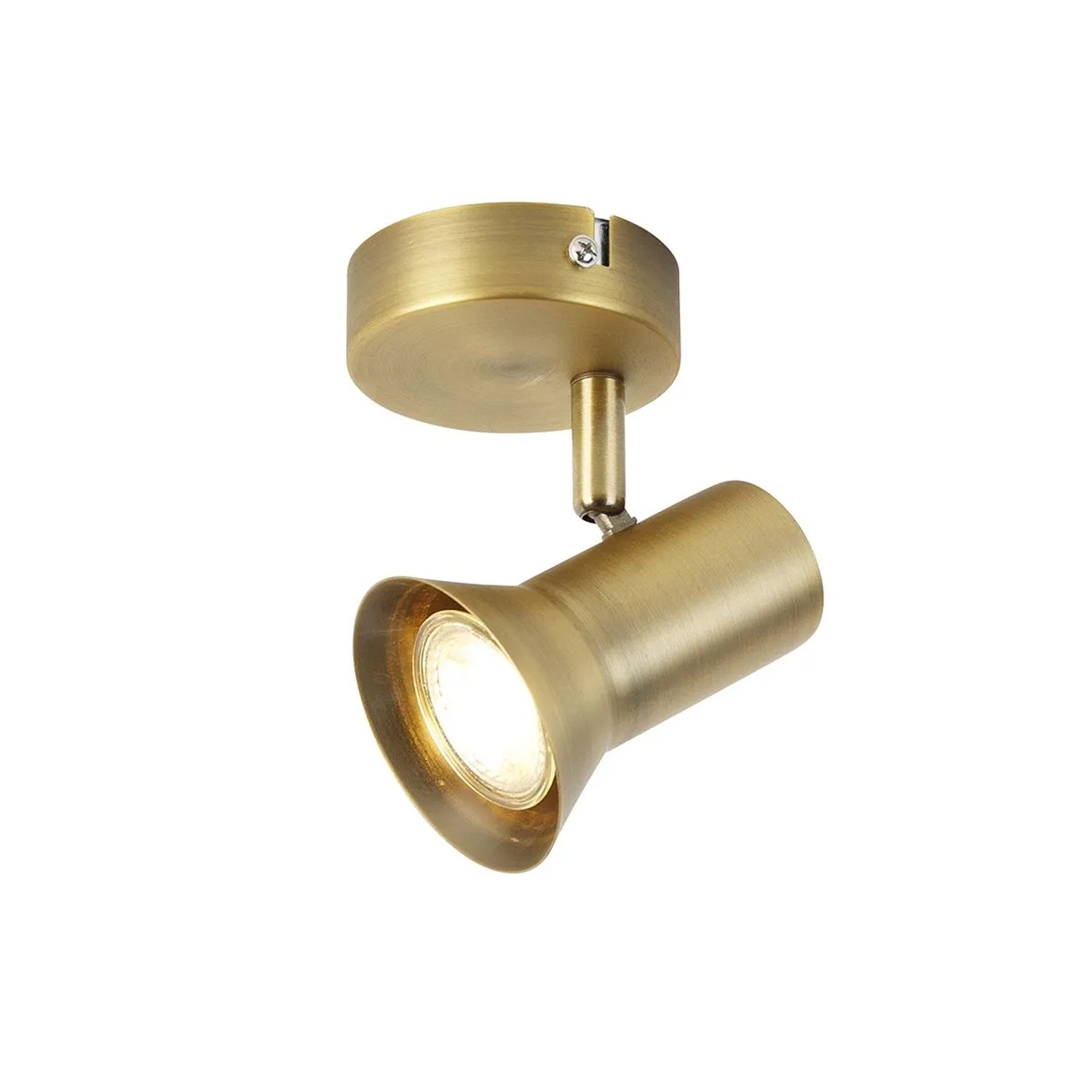 QAZQA Decken und Wandstrahler Bronze Drehbar und Neigbar Karin 1