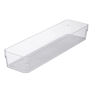 Transparente SmartStore Compact Sort 40x10 Aufbewahrungsbox für Schubladen und Regale.