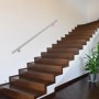Relaxdays Rundhandlauf Edelstahl Silber 150 cm 38 mm Durchmesser für Wandmontage_2