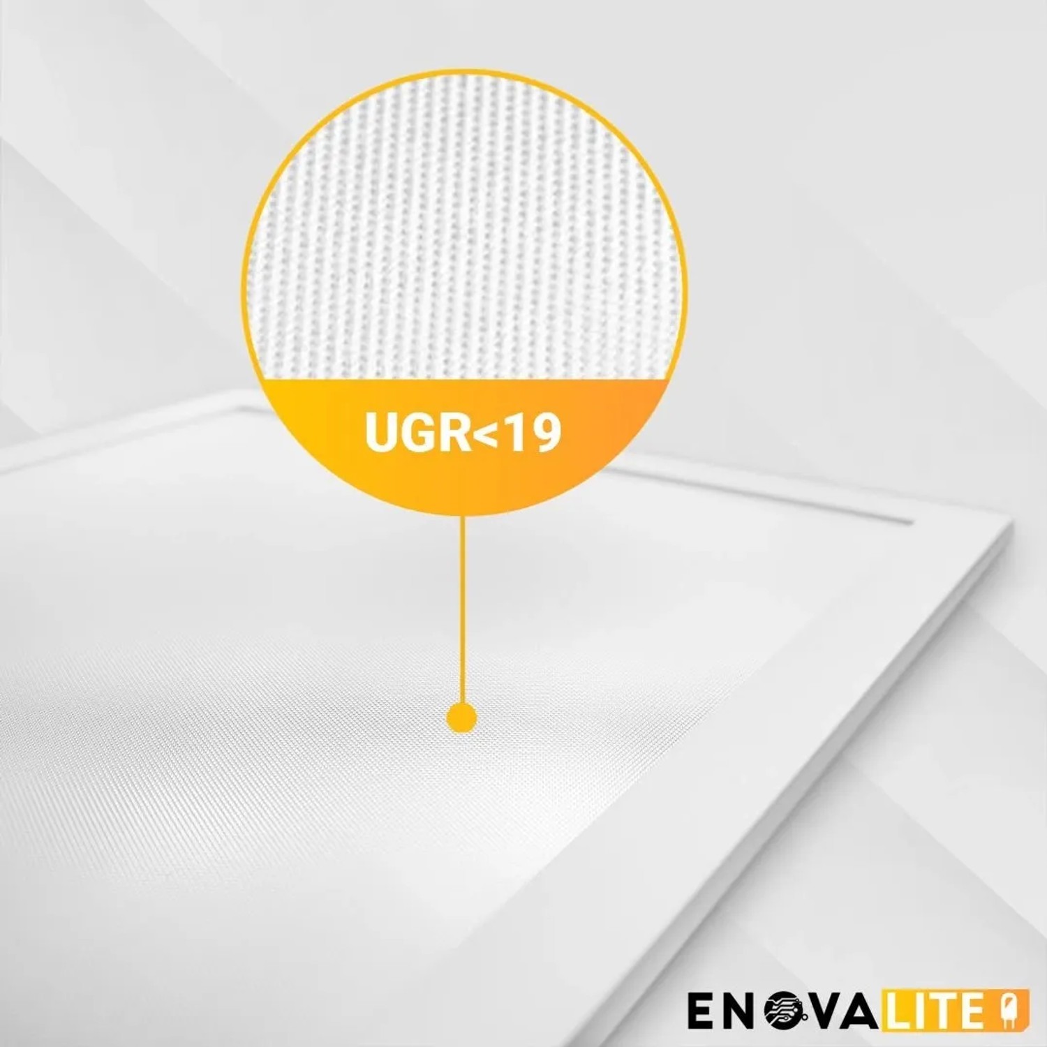 ENOVALITE LED-Panel 36W, 120x30cm, neutralweiß, UGR19. Deckenleuchte für Büro und Rasterdecken.