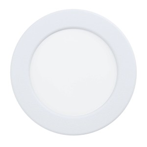 Weißer Eglo LED-Einbauspot Fueva 5, Ø 11,7 cm, 4.000K für den Innenbereich.