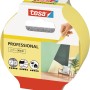 Tesa Malerband Professional, 25 m x 38 mm, gelbes Abdeckband für präzise Farbkanten.