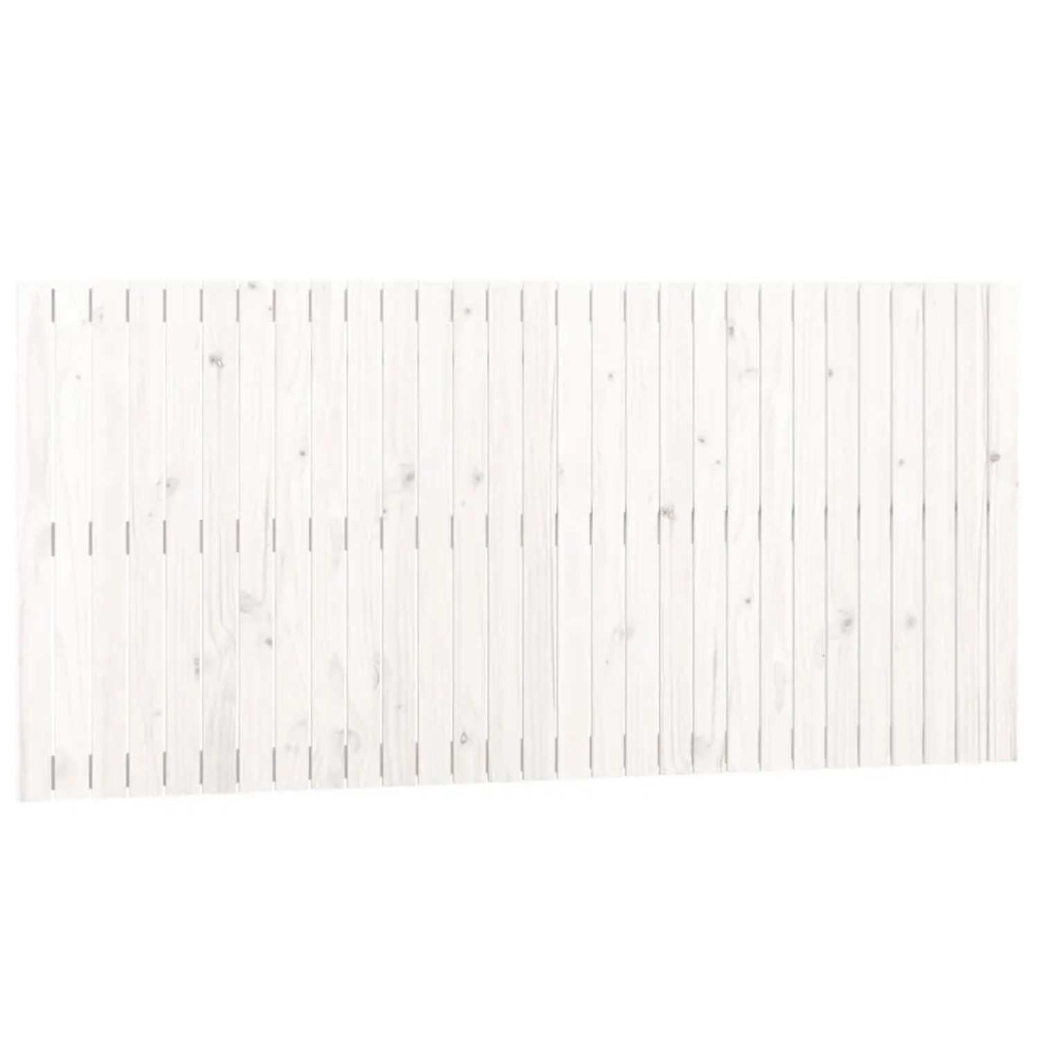 vidaXL Wand-Kopfteil Weiß 185x3x90 cm Massivholz Kiefer 824914