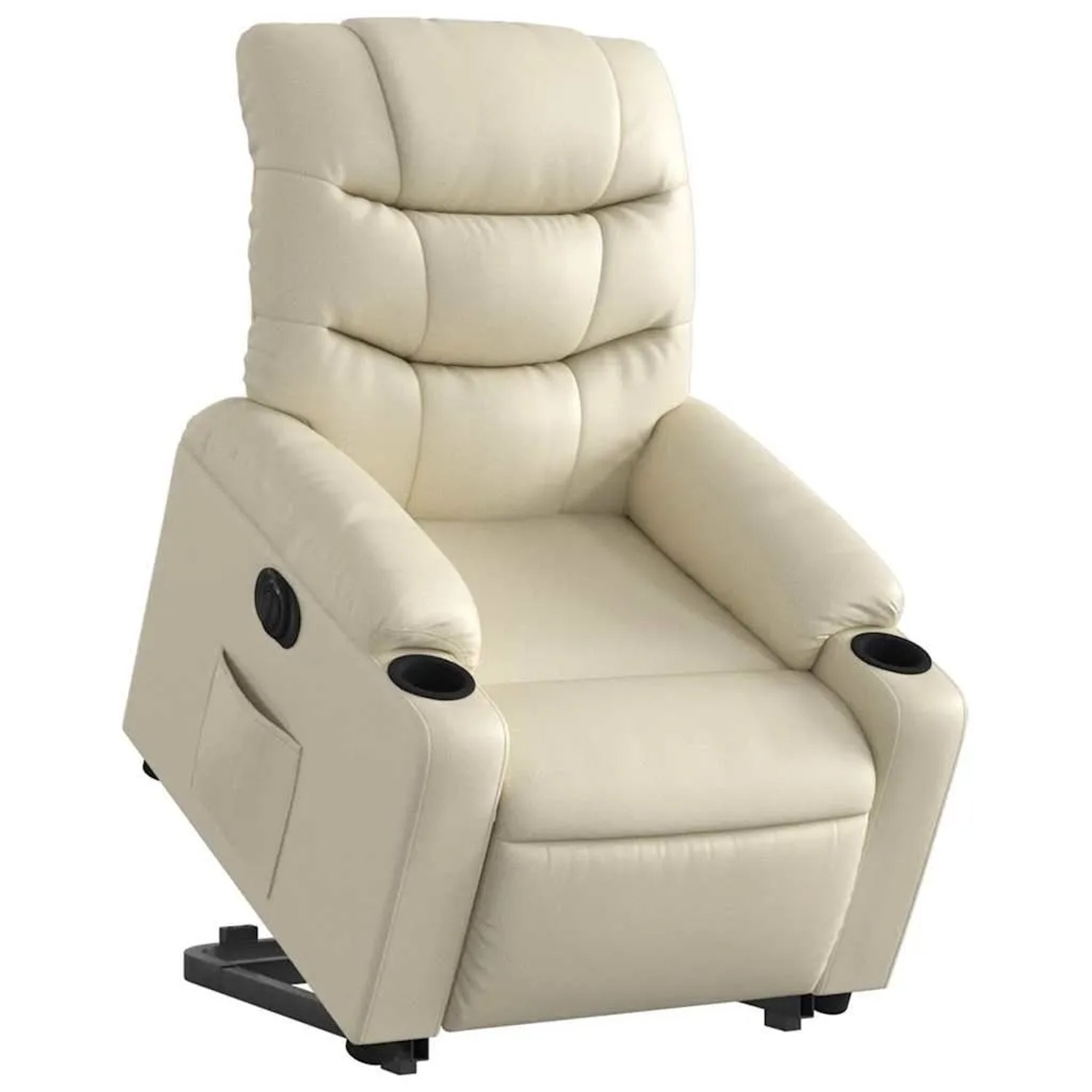 vidaXL Relaxsessel mit Aufstehhilfe Elektrisch Creme Kunstleder 3206614 günstig online kaufen