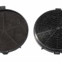 PKM Kohlefilter CF150, zwei runde Aktivkohlefilter für Dunstabzugshauben im Umluftbetrieb.