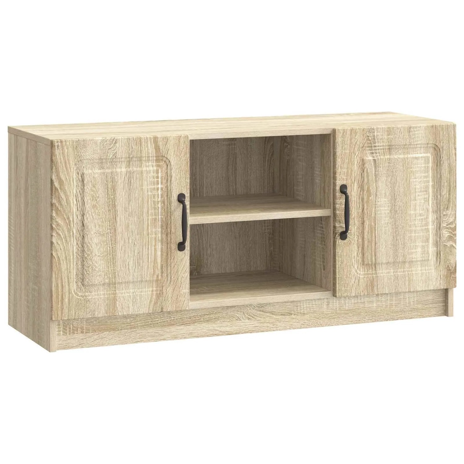 vidaXL TV-Schränk Sonoma-Eiche 102 x 34,5 x 47 cm Holzwerkstoff 895847