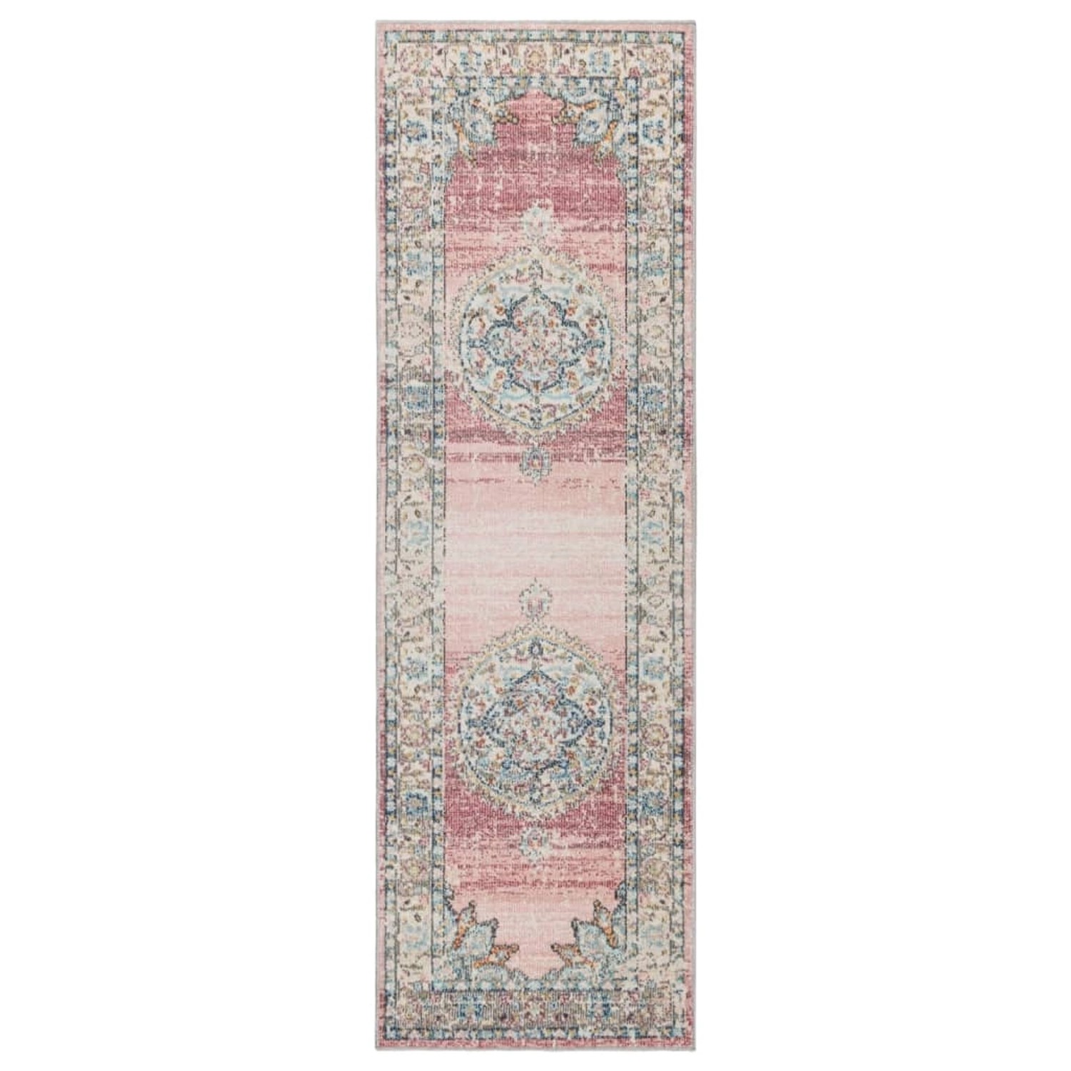 vidaXL Teppich Arbizu Indoor Und Outdoor Vintagedesign 80x250 Cm 1934904 günstig online kaufen