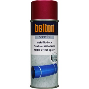 Belton Special Metallic-Lack Spray, Rot glänzend, 400ml Dose.